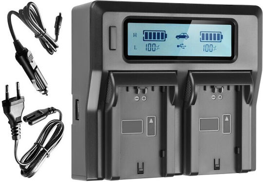 Censreal Doppelter Netzadapter Lcd Quick Kompatibel mit Panasonic