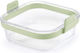 Lekue Hot Air Oven Mold 1010159 18,5x17,5x9,5 Cm Glass Non Slip Handles 20/+220°C Easy Cleaning Green