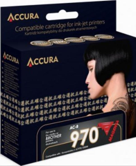 Accura Kompatible Tintenpatrone InkJet Brother Lc970/1000m 35ml Magenta 1 Stück