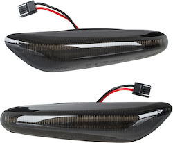 Bmw 5 E60 E61 Led Side Indicator Smoked Dynamic 2 Pcs Set