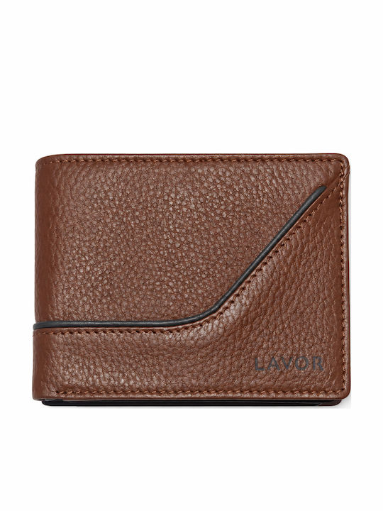 Lavor Leather Men's Wallet with RFID Mocha