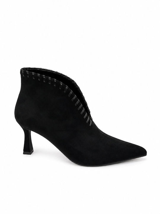 Mellisa Wildleder Stiefeletten Damen Schwarz