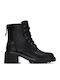 Leather Women's Ankle Boots Black