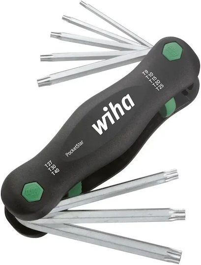 Wiha Джобно ножче с 8 Торкс ключове
