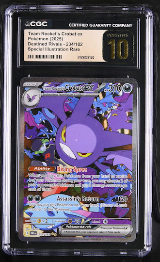 Team Rocket's Crobat Ex Destined Rivals #234 Cgc Pristine 10