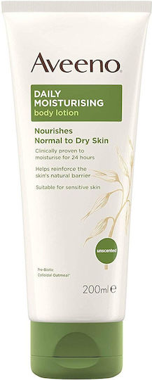 Aveeno Daily Moisturizing Cremă de Corp Hidratantă pentru Piele Sensibilă 200ml