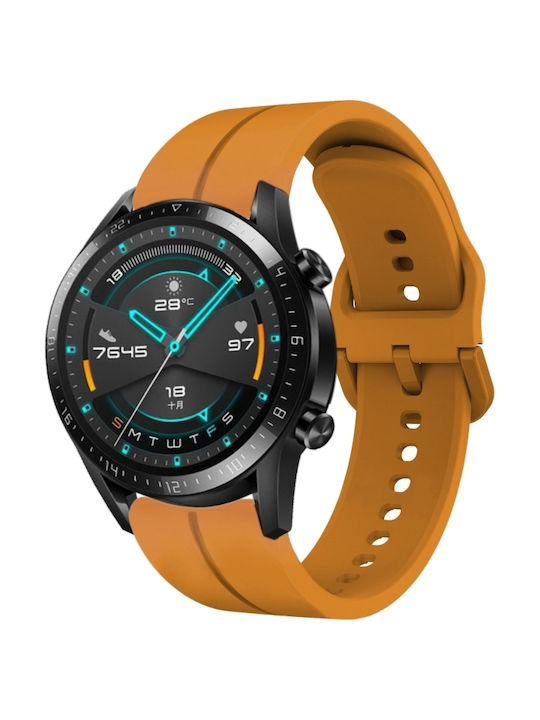 Yellow Rubber Strap 42mm
