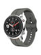Gummi-Armband Grau 22mm