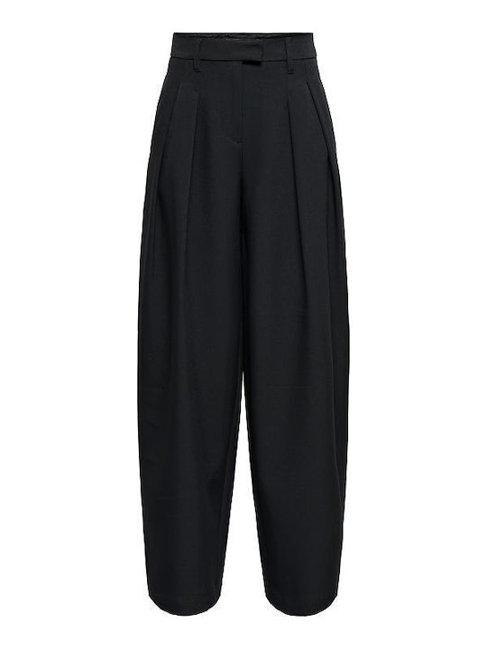 Only Damen Stoffhose Schwarz
