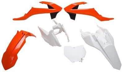 Polisport Plastic Motorcycle Parts Kit of Plastics for Ktm 65 Sx 2016-21 OEM Color 19