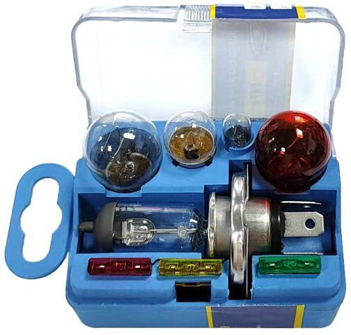 Rchang Kit Lămpi Auto și Siguranțe H4 Becuri Față Simple și Becuri Mici și Kit Siguranțe