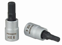 Proxxon Bit Socket with Allen Tip and 1/4'' Drive Size H2