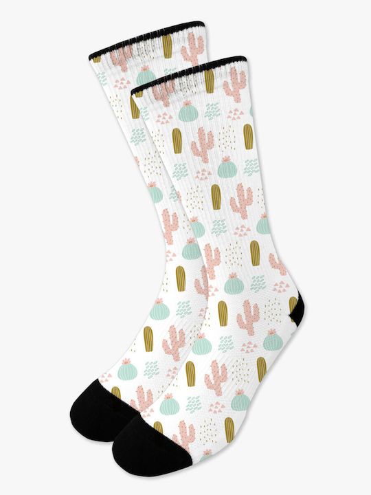 Sportliche Mehrfarbige Socken Bedruckte Cactus Vibes Nodo