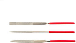 AWTools AW32610 Handfeilen Kunststoff Rund / Halbkreisförmig mit Griff