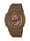 Casio Classic Мъжки Ръчен Часовник 16mm На Батерия с Кафява Каучукова Каишка