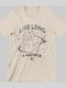 Kids T-Shirt Natural with Vulcan Salute and Starfleet-Inspired Delta A Star Trek Inspired Graphic T-Shirt for Fans of Science Fiction and