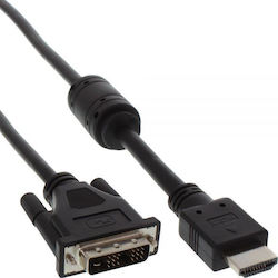 InLine DVI-D male - HDMI male 17661