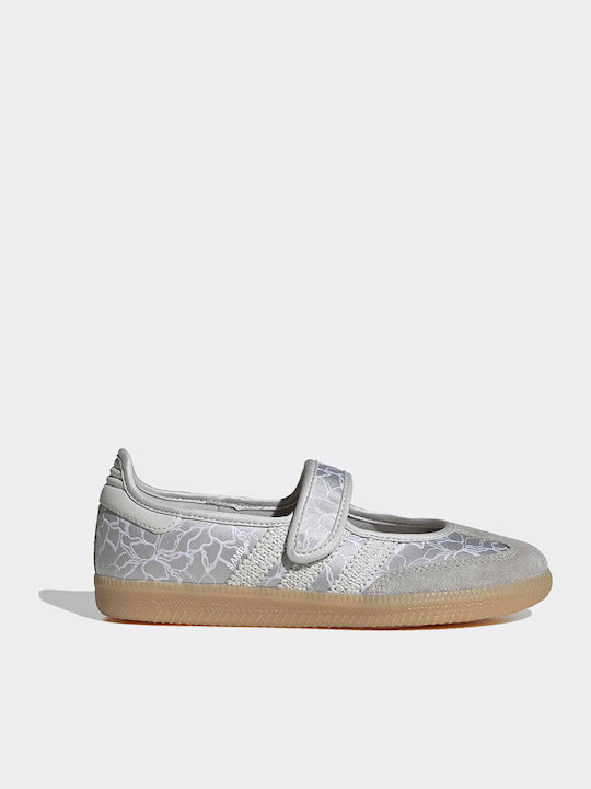 adidas Jane Damen Ballerinas Silber
