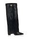 Women's Boots with High Heel Black