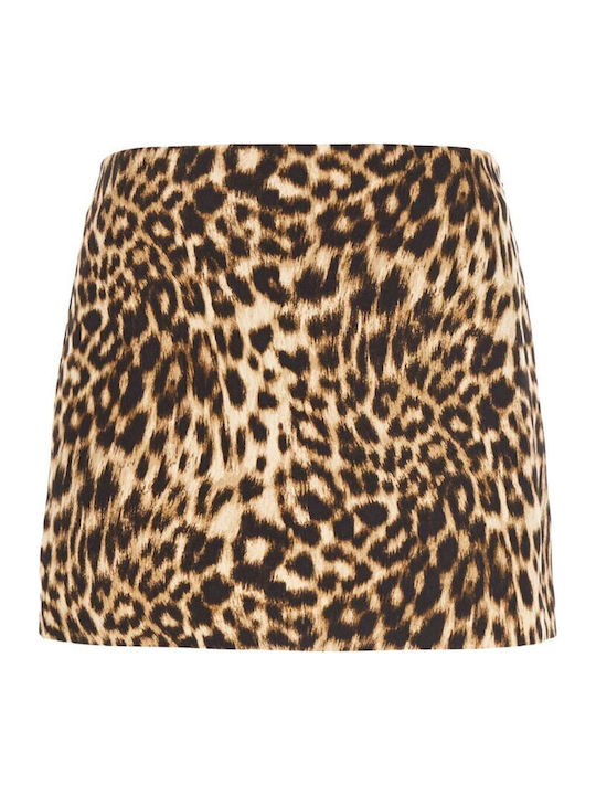 Mini Skirt Dark Camel