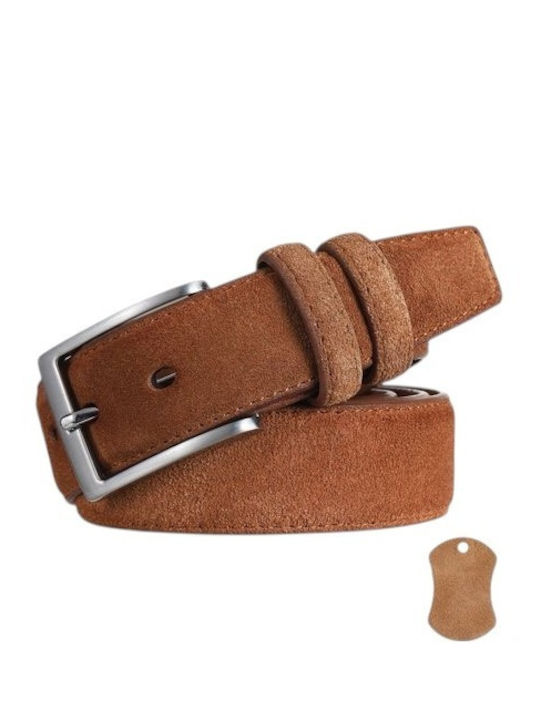 Men's Leather Tabac Brown Belt
