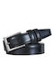Men's Black Leather Belt