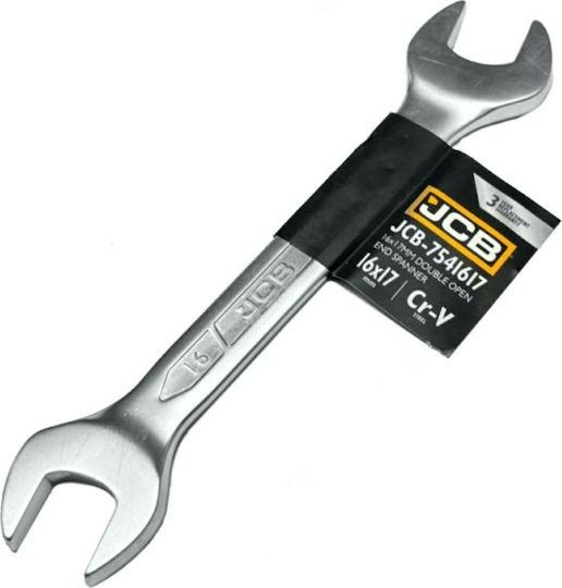 JCB Doppelter Deutsche Schraubenschlüssel Mit Steckgröße 16x17mm