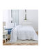 Liolios Home Super-Double Bed Sheets Set 245x270cm White (4 Pieces)
