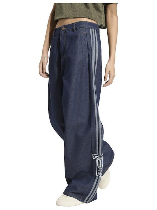 Adibreak Damen Jogginghose Ausgestellt Blau