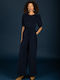 Damen Jumpsuit Blau 130-21476-Blau (008)