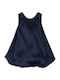 Girls Dress Sleeveless Navy Blazer