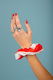 Chaton Scrunchie Rote