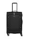 Travelite Mittlerer Reise Koffer Schwarz Höhe 67cm