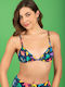 Bikinioberteil Blau 126-91140-Blau (305)