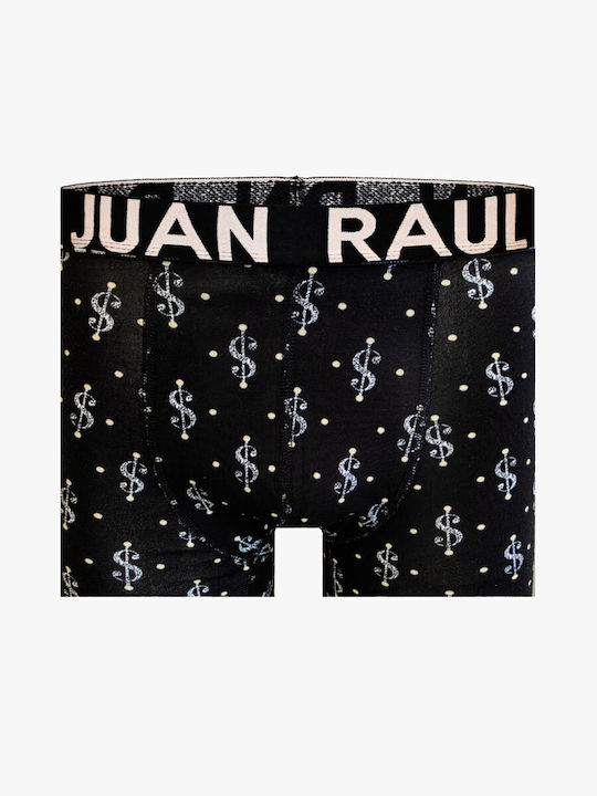 Herren Boxershorts Schwarz mit Mustern