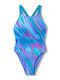 Speedo Детски бански Цял Moonlight Lavender/hyper Teal
