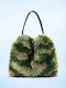 Fur Women's Shoulder Bag Green