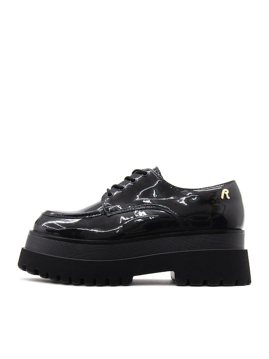 Replay Γυναικεία Oxfords σε Μαύρο Χρώμα
