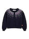 Kinder-Strickjacke Blau