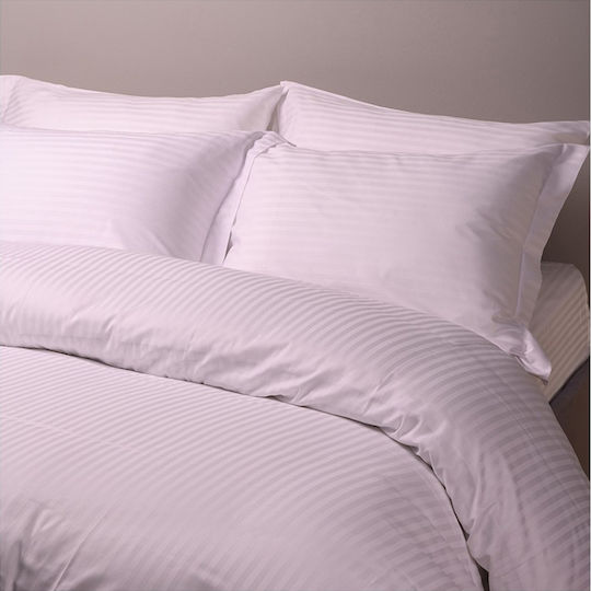 King Size Hotel Sheet Nice Feelings 70% Cotton & 30% Polyester 220tc Dimensions 280x305cm Pack 5 Pieces20003279