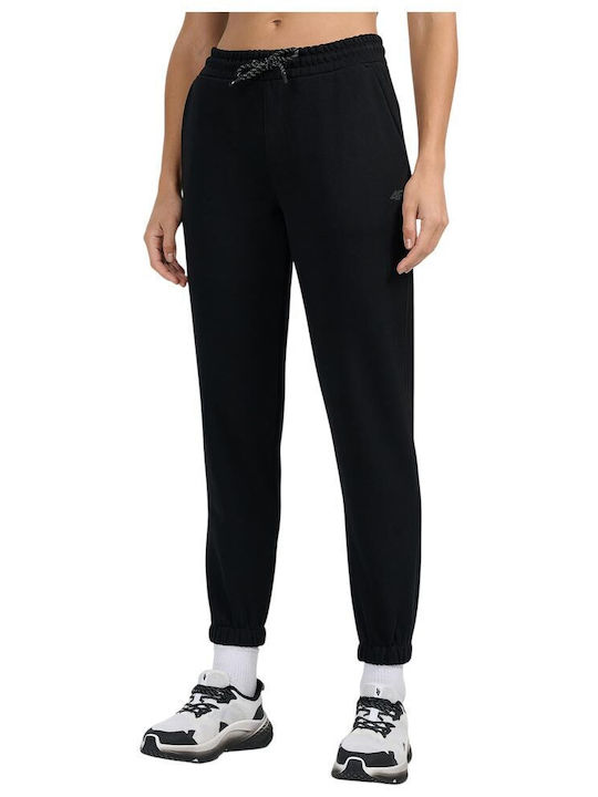 4F Damen Jogginghose Schwarz