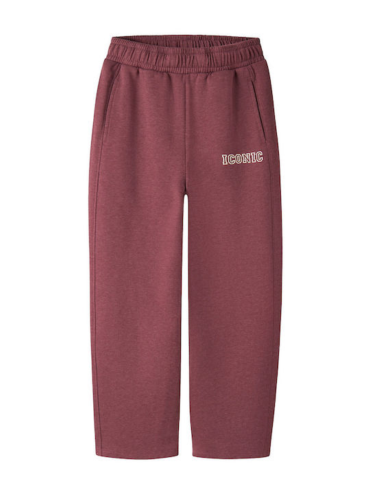 Kids Sweatpants Burgundy