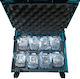 Makita Makita 8er Set Lithium Werkzeugbatterien 18V mit Batteriekapazität 6Ah