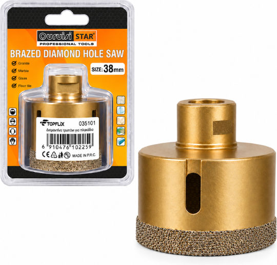 Uruisi Star Diamantkronen-Gewindeschneiden Trockenschnitt mit Durchmesser 38mm für Rasen