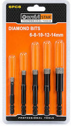 Set Lochsägen Trockenschnitt mit Durchmesser von 6mm bis 14mm Set Lochsägen Trockenschnitt mit Durchmesser von 6mm bis 14mm