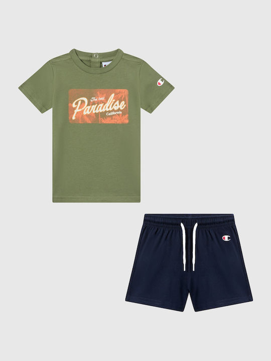 Champion Σετ 2τμχ Olive