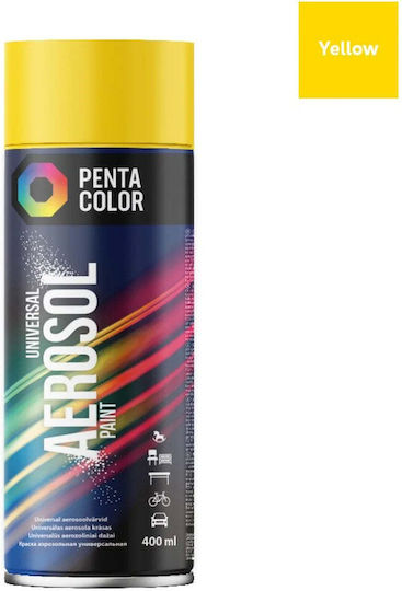 Pentacolor Spray Vopsea Cu Efect Matt Galben R-1023 400ml