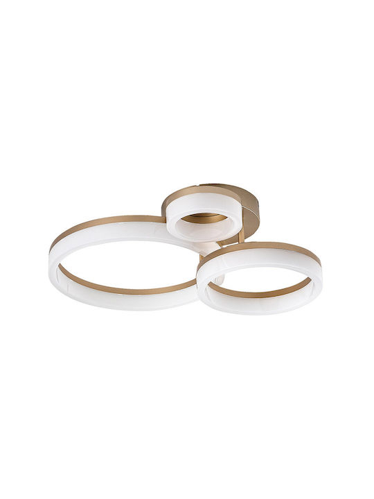 Rabalux Amilia Smart Mount Ceiling Light Gold W...