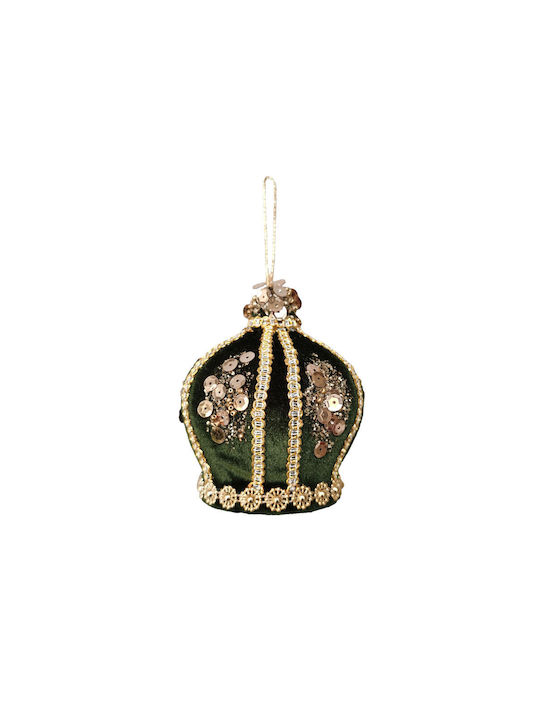 Set Hängende Weihnachtsbaumschmuck Diademe Kunststoffe Grüne 8x10x8cm 4Stücke