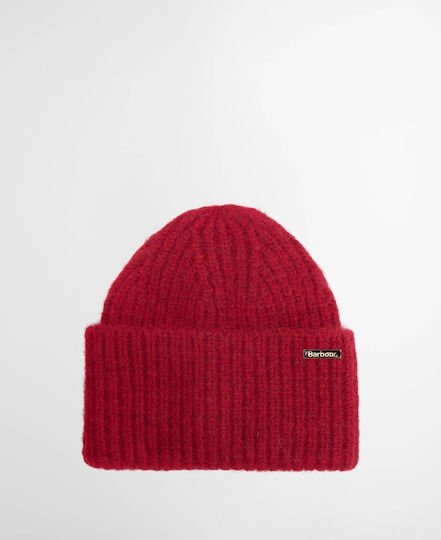 Women's Knitted Beanie in Red